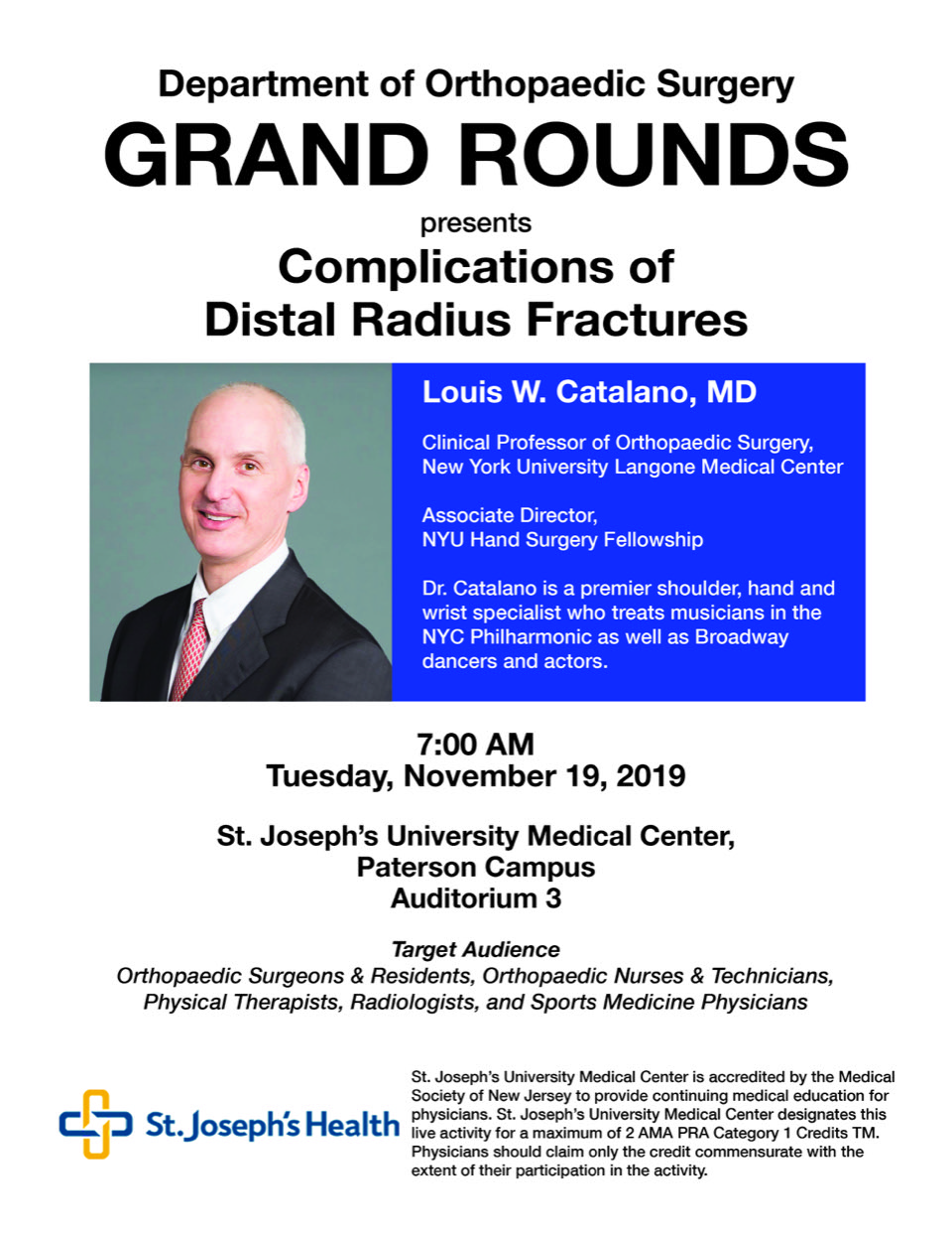 Catalano Grand Rounds Flyer